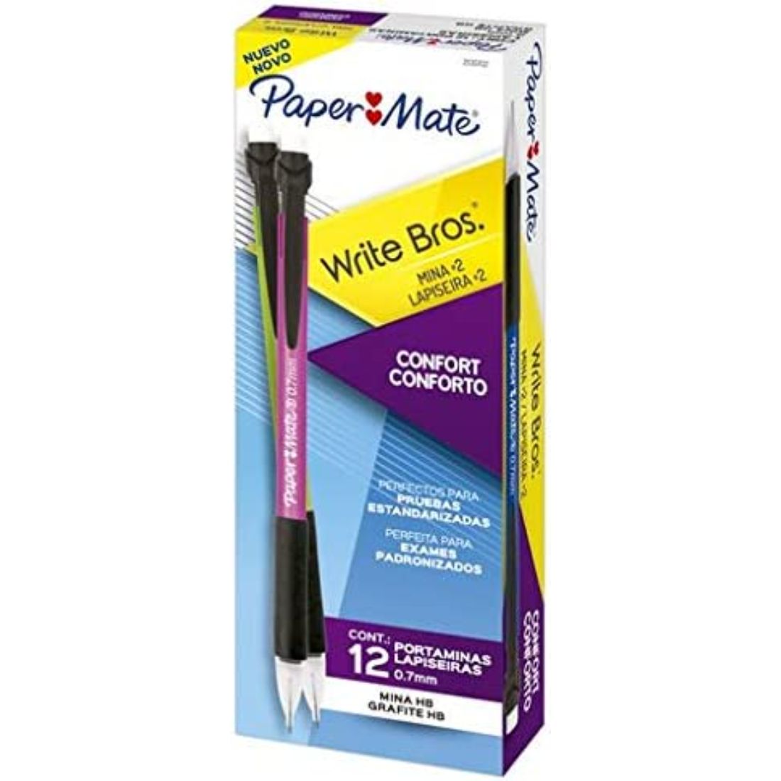 Lapicero Portaminas Paper Mate Write Bros Cja Con 12 Piezas