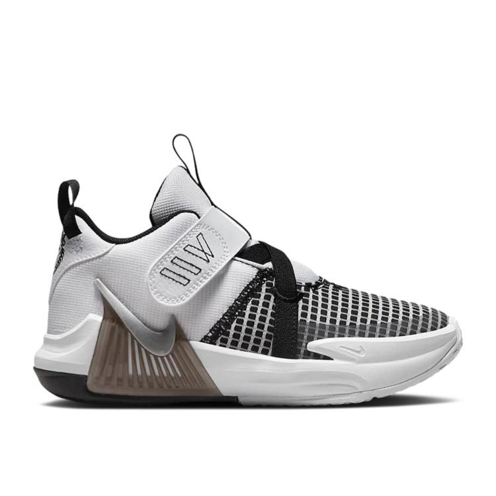 Tenis Nike Lebron Witness VII blanco para niño dq8647-100