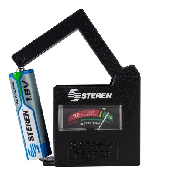 Probador Universal Pilas Baterías Indicador Aguja Steren