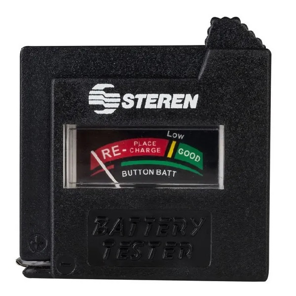 Probador Universal Pilas Baterías Indicador Aguja Steren