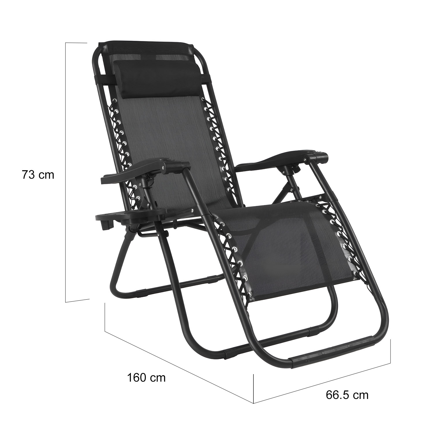 Camastro Silla Plegable Gravedad 0 Jardin Alberca Playa 2pzs