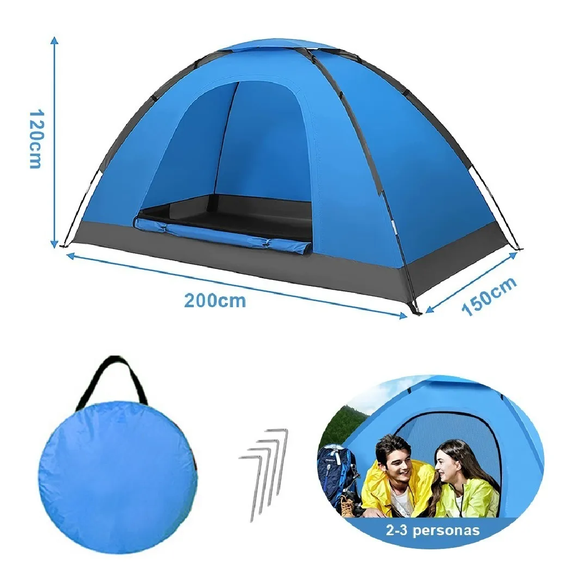 Tienda De Pop-up Para Plegable Casa De Campaña Portátil