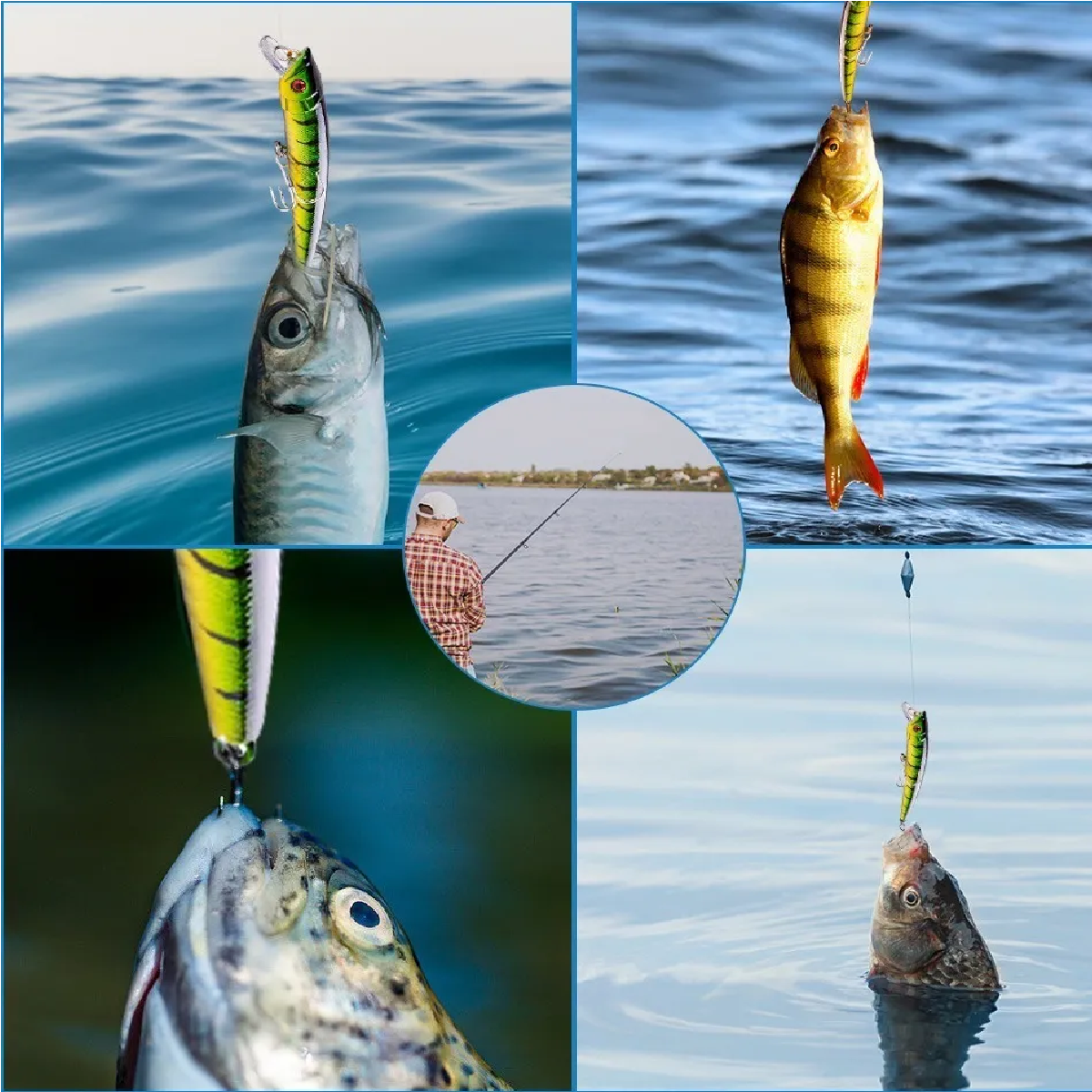 Señuelos Para Pesca Camarón De Río Realista 43 Piezas