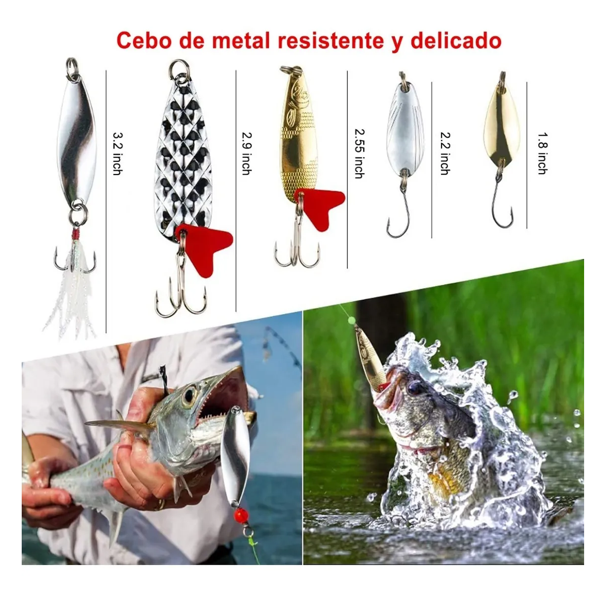 Kit De Señuelos Con Una Caja 78 Piezas