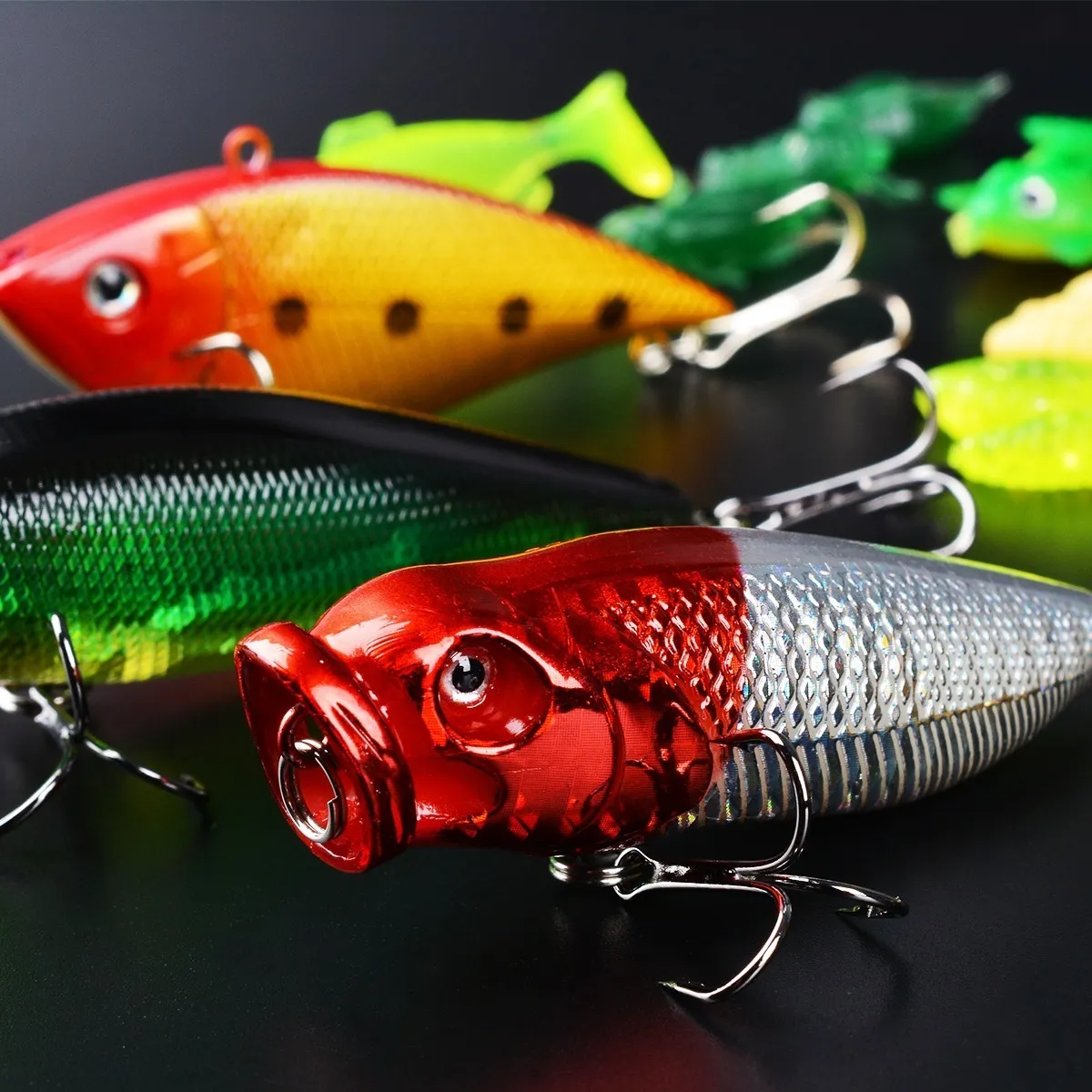 Kit De Señuelos Con Una Caja 78 Piezas