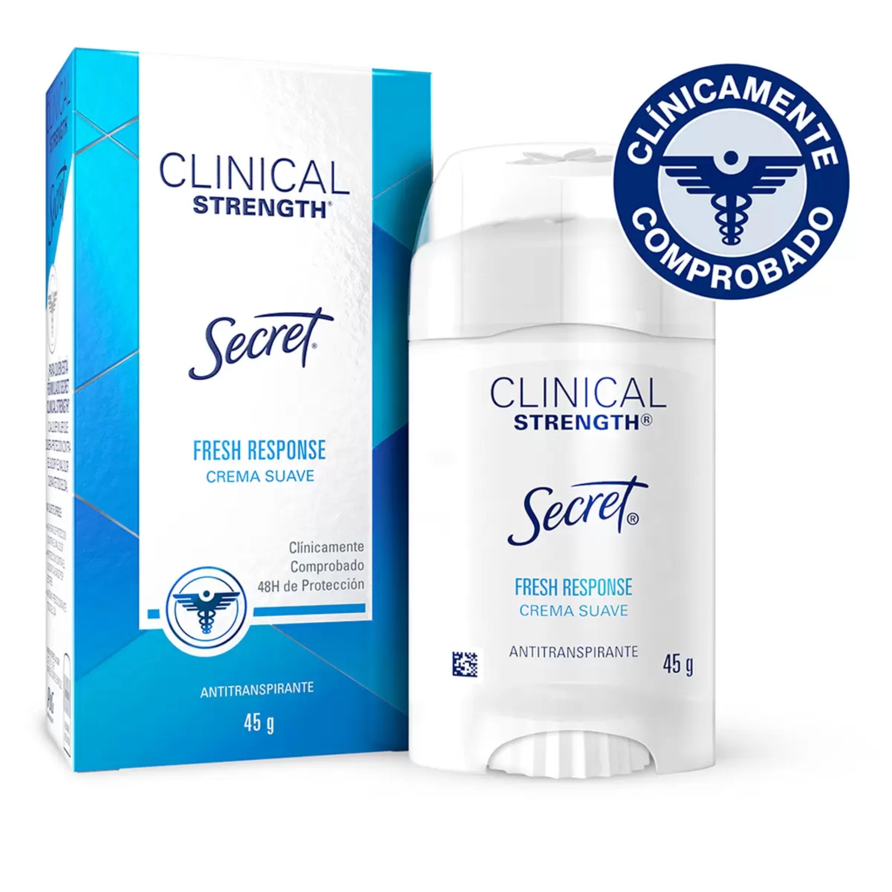 Antitranspirante en Crema 3 pzas de 45 g Secret