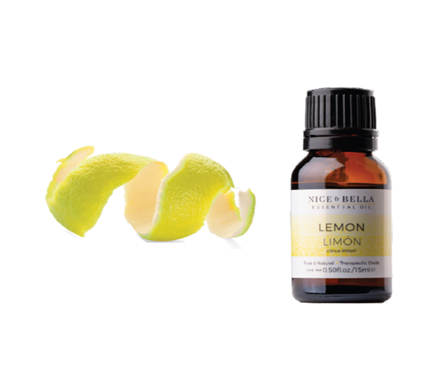 ACEITE ESENCIAL NICE & BELLA LIMÓN, Energético, Reanima y Refresca 
