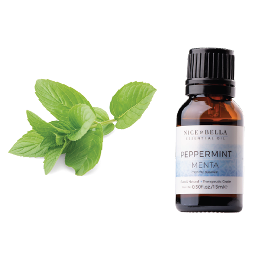 ACEITE ESENCIAL NICE & BELLA MENTA, Refresca y Vigoriza