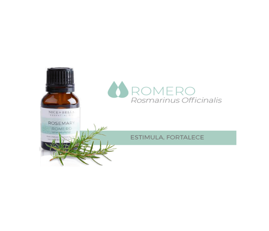 ACEITE ESENCIAL NICE & BELLA ROMERO, Estimula y Fortalece