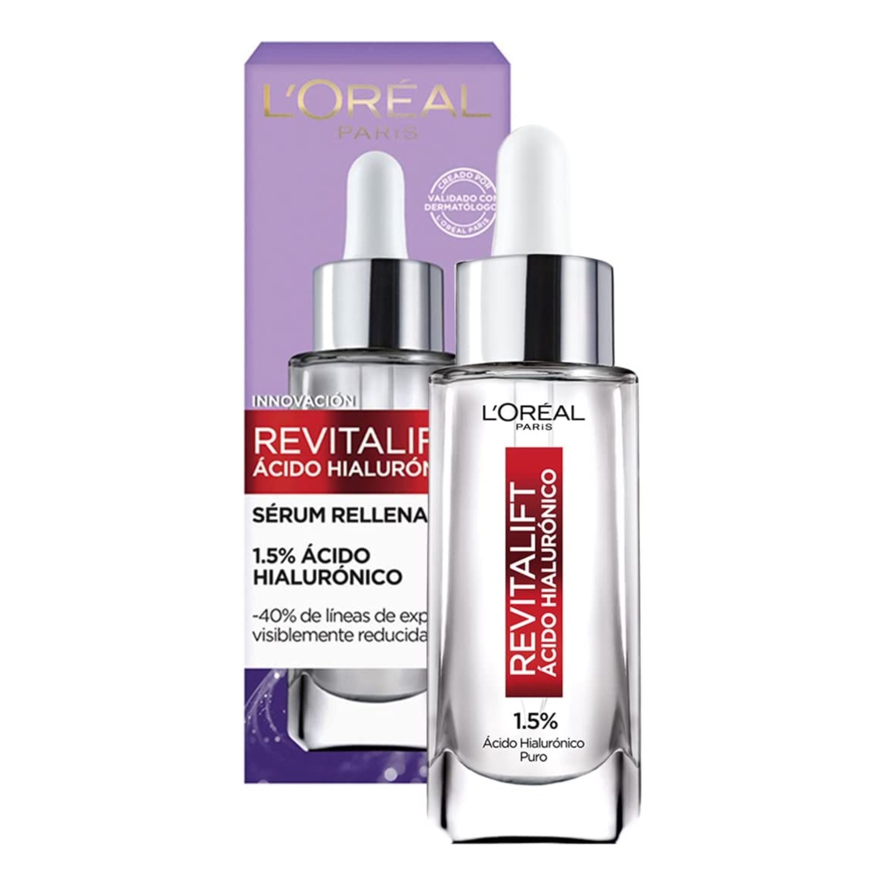 Sérum Revitalift Ácido Hialurónico 2 pzas 30ml L'Oréal