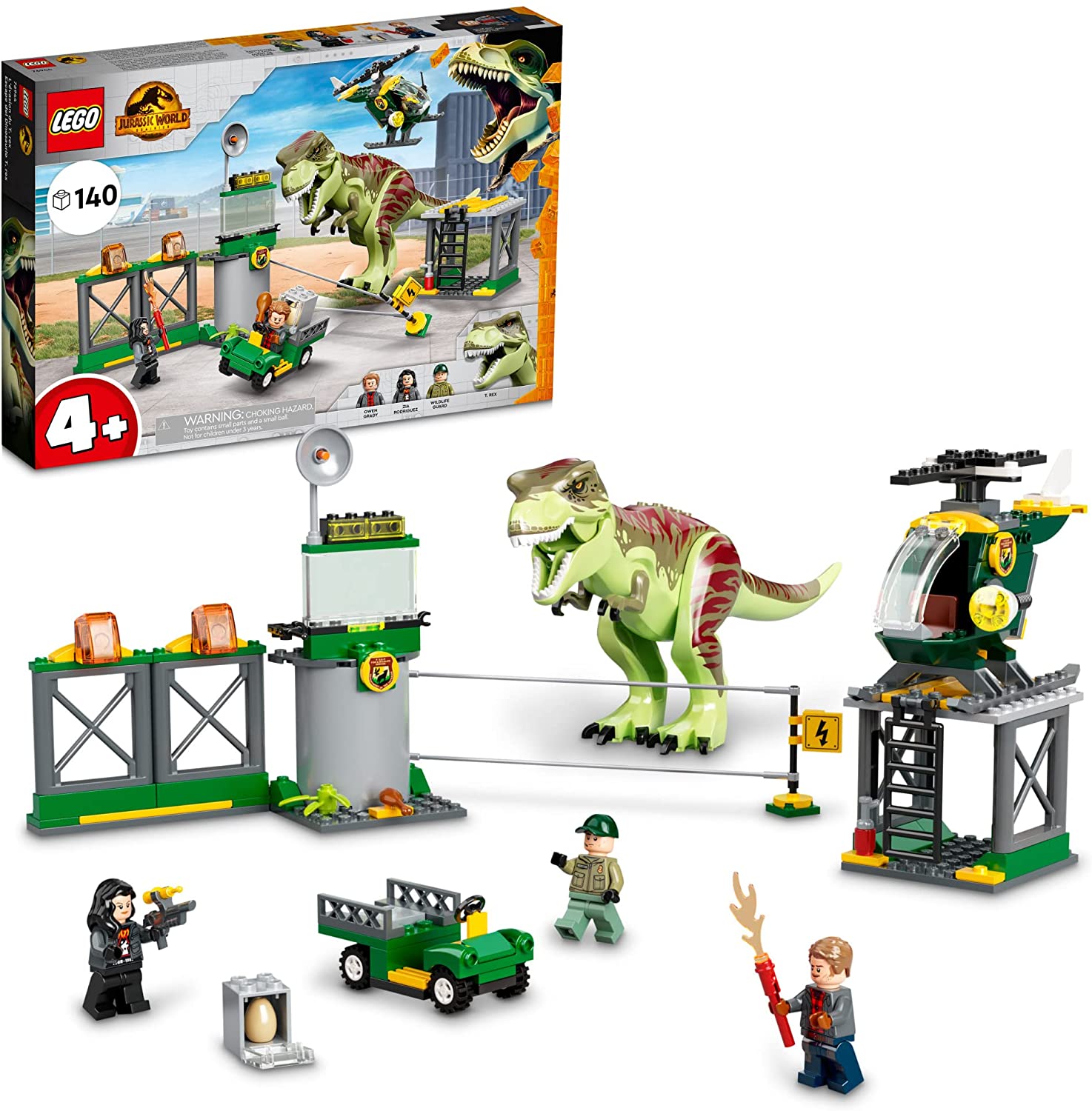 Lego Jurassic 76944 Fuga Del Dinosaurio T. Rex