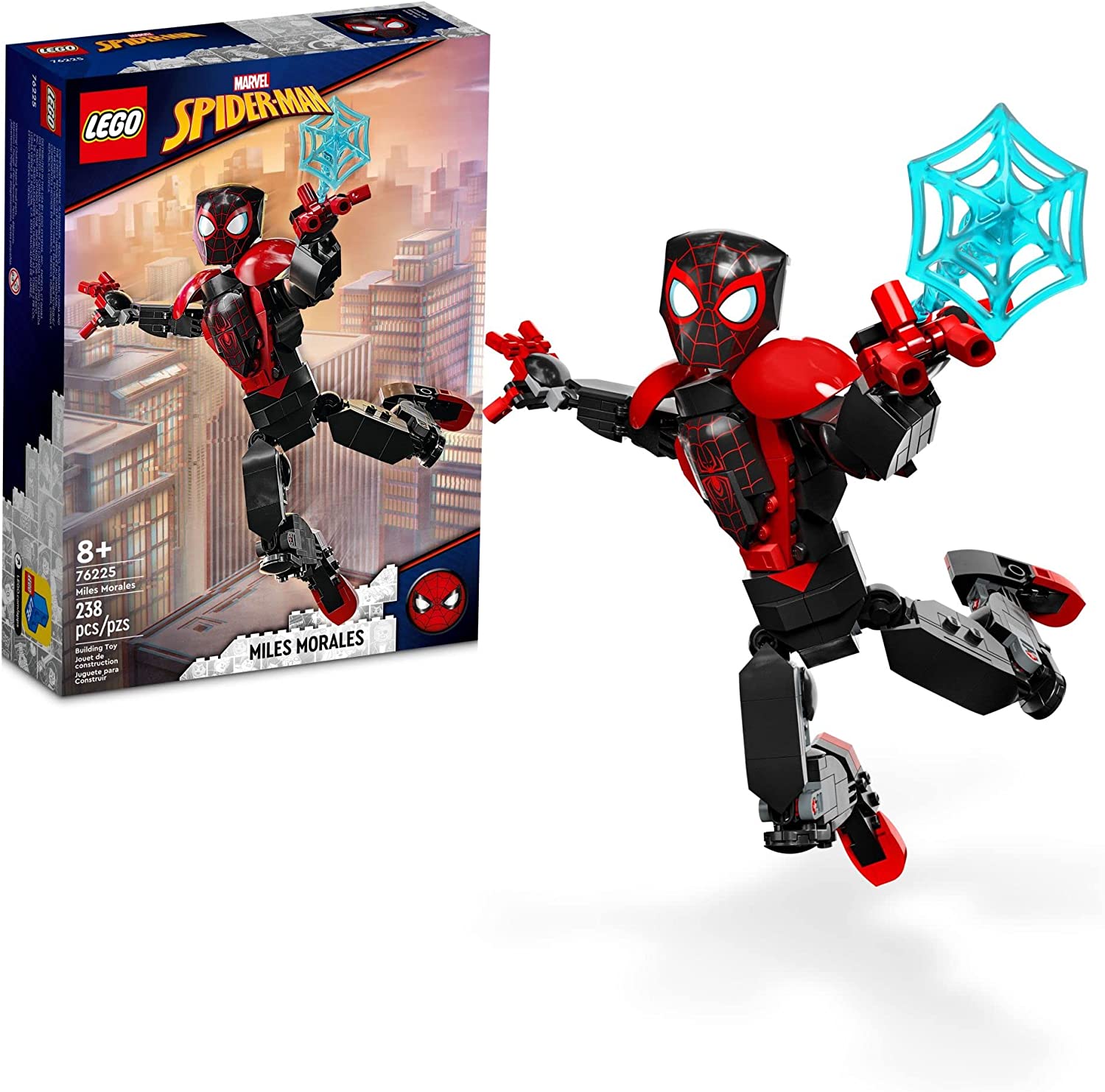 Lego Marvel Spiderman 76225 Figura de Miles Morales