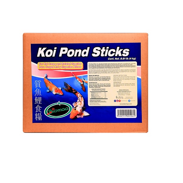 Alimento Carpa Pond Sticks De 4 Kilos Koi Biomaa