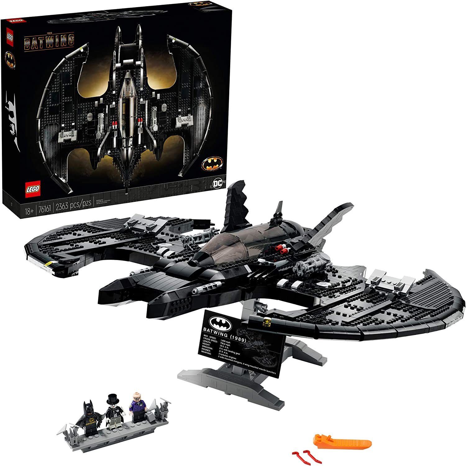 Lego 76161 Dc Batman Batwing de 1989