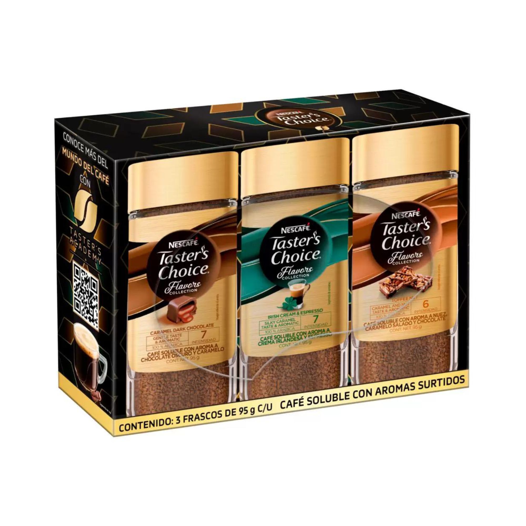 Café Soluble Sabores Taster's Choice Nescafé 3 De 95g c/u