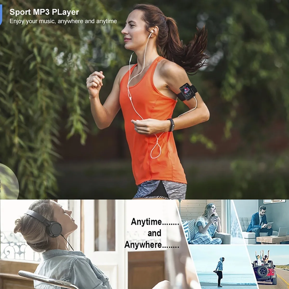 Reproductor Mp3 Con Bluetooth, Táctil