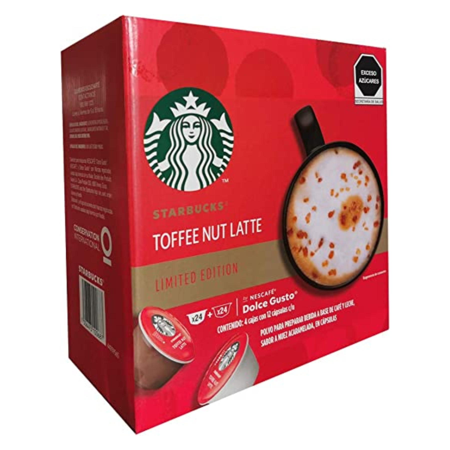 Cápsulas Starbucks Toffee Nut Latte 36 pz Nescafé SMS