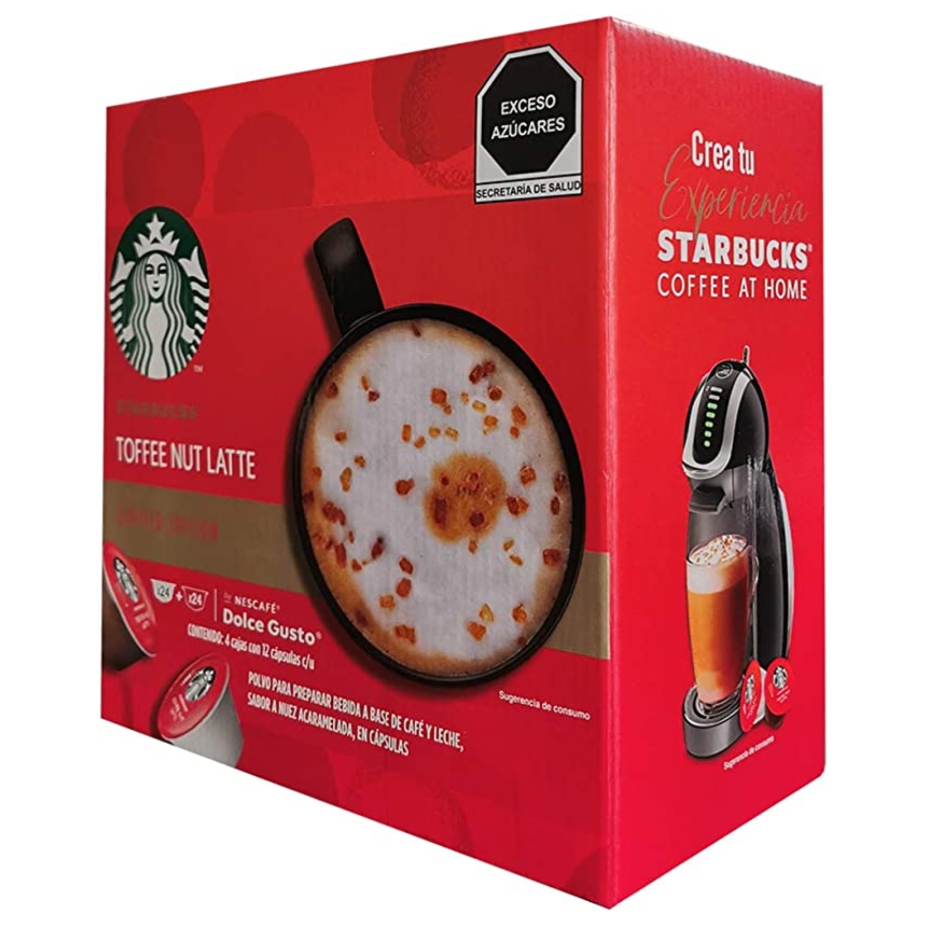 Cápsulas Starbucks Toffee Nut Latte 36 pz Nescafé SMS