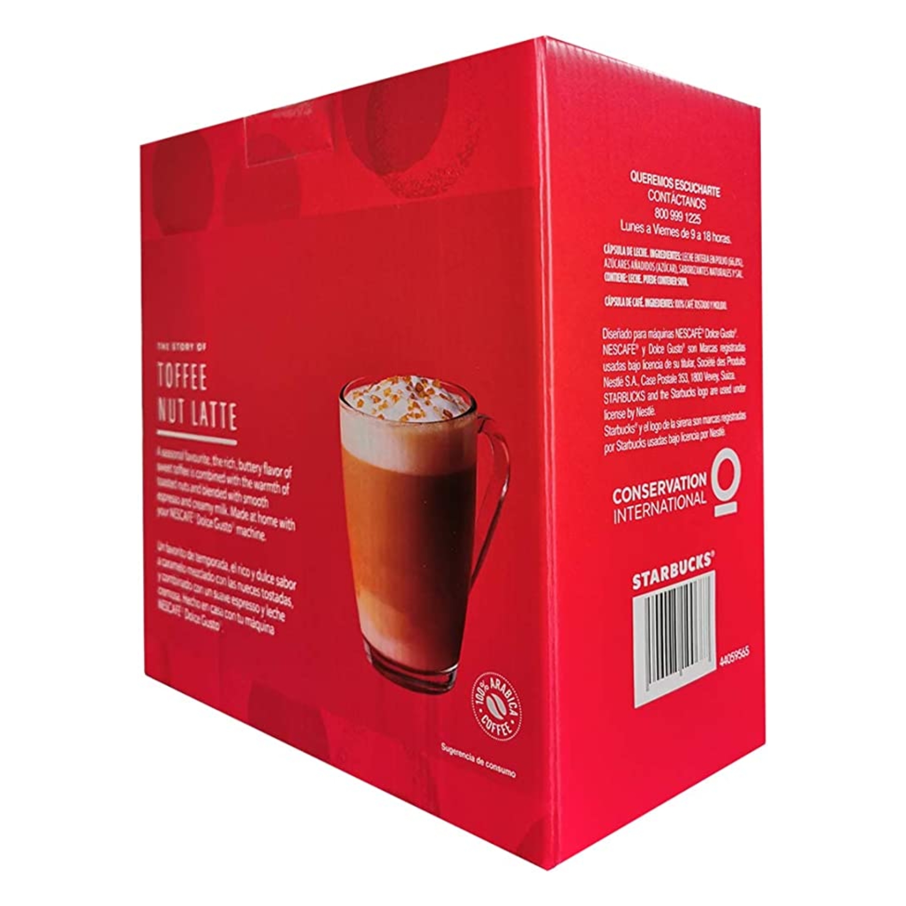 Cápsulas Starbucks Toffee Nut Latte 36 pz Nescafé SMS