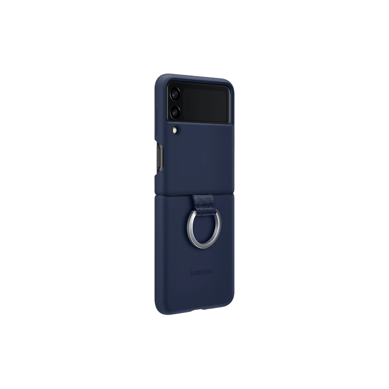 Funda Samsung Original Silicone Cover Ring para Z Flip 3 Color Azul Marino