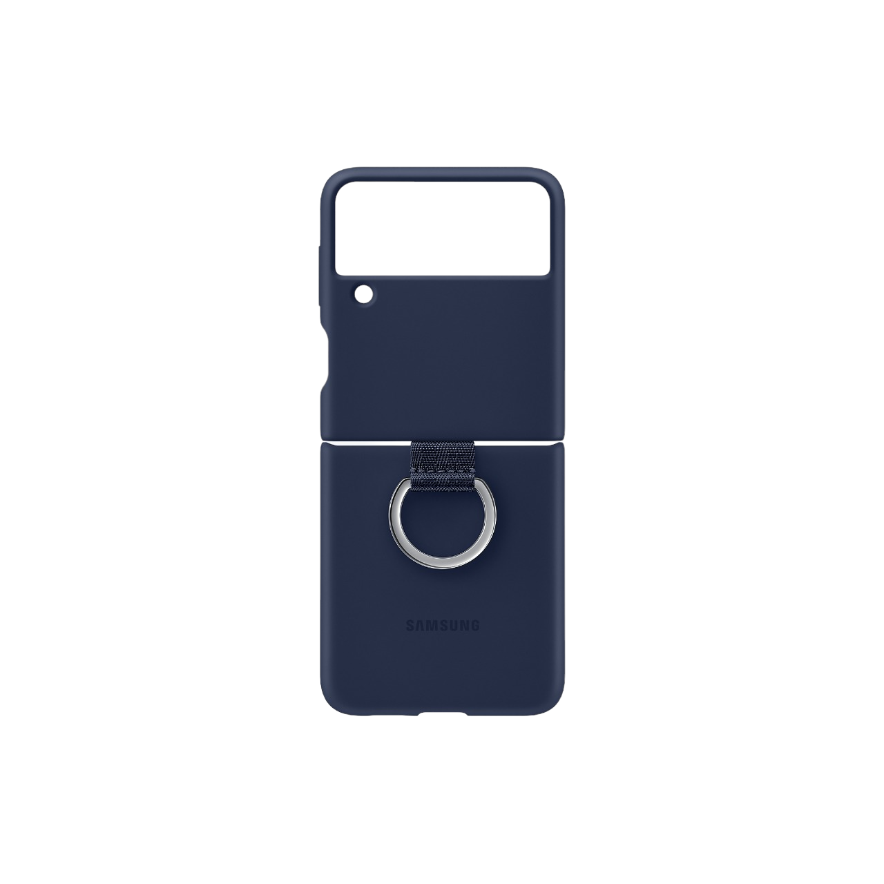 Funda Samsung Original Silicone Cover Ring para Z Flip 3 Color Azul Marino