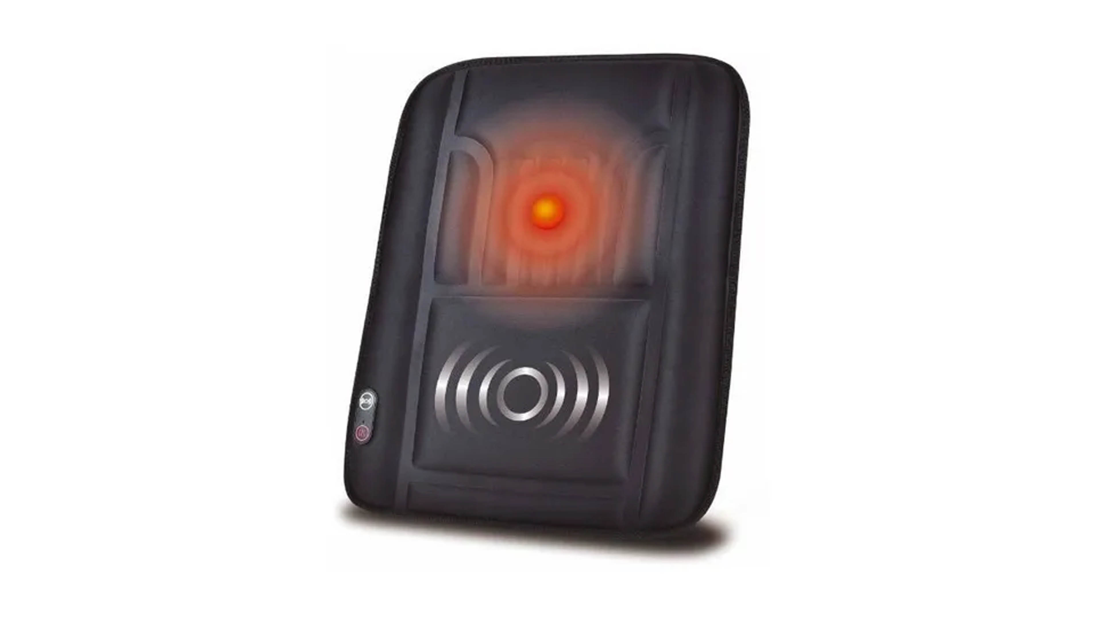 Masajeador de Espalda Cojín Calentador Eléctrico con Vibración 