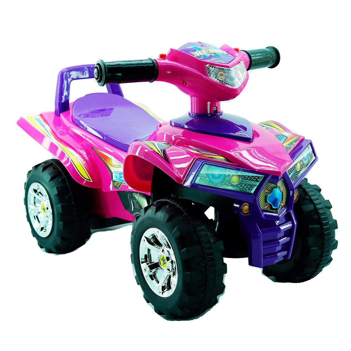 Montable para Niños Cuatrimoto Super ATV Rosa BM Toys