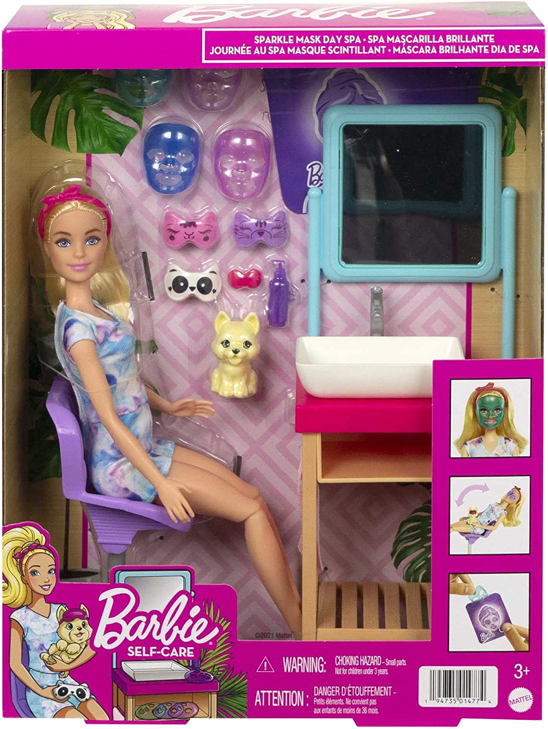 Barbie Wellness Día de Spa de Mascarillas