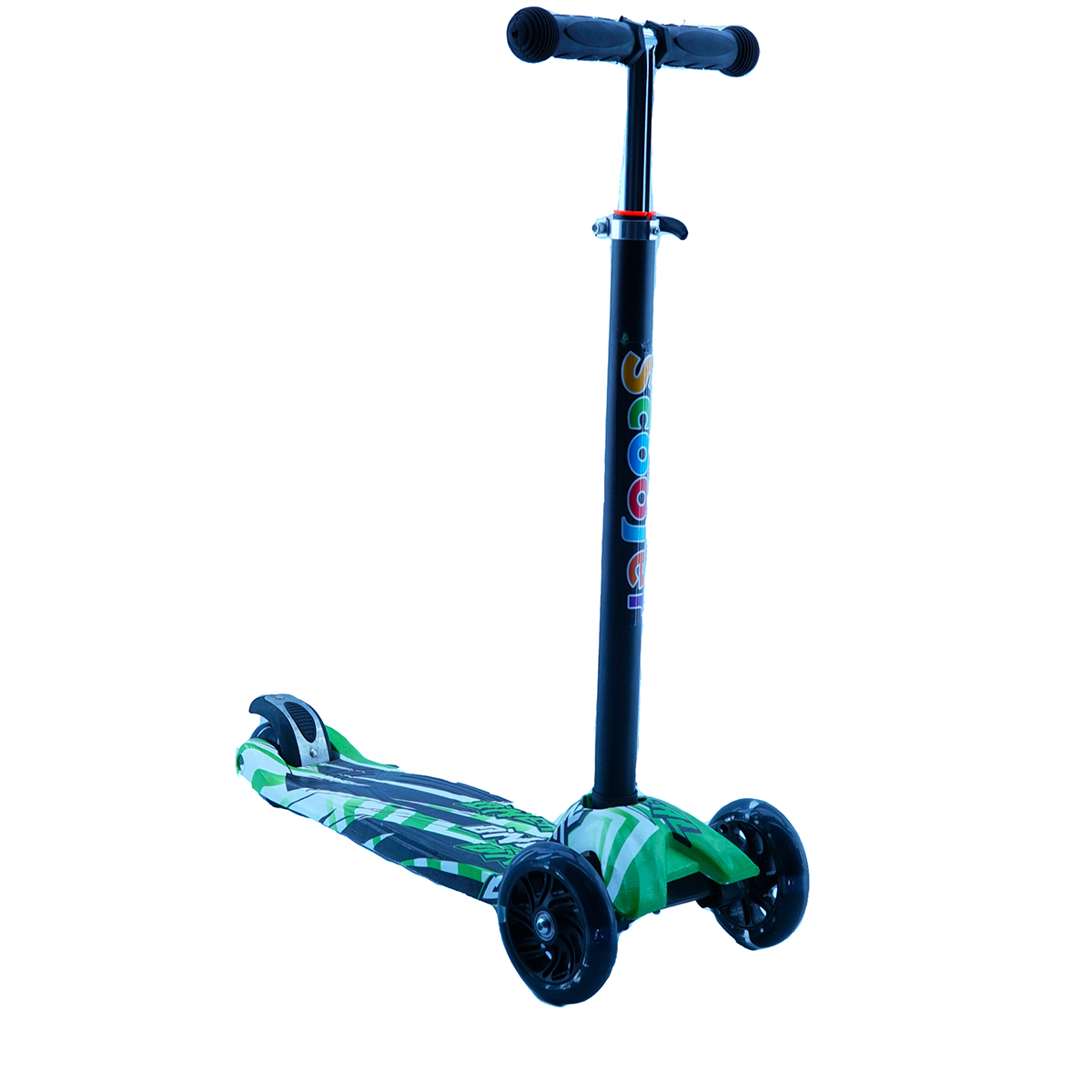 Scooter Patín para Niños Grafiti Verde BM Toys