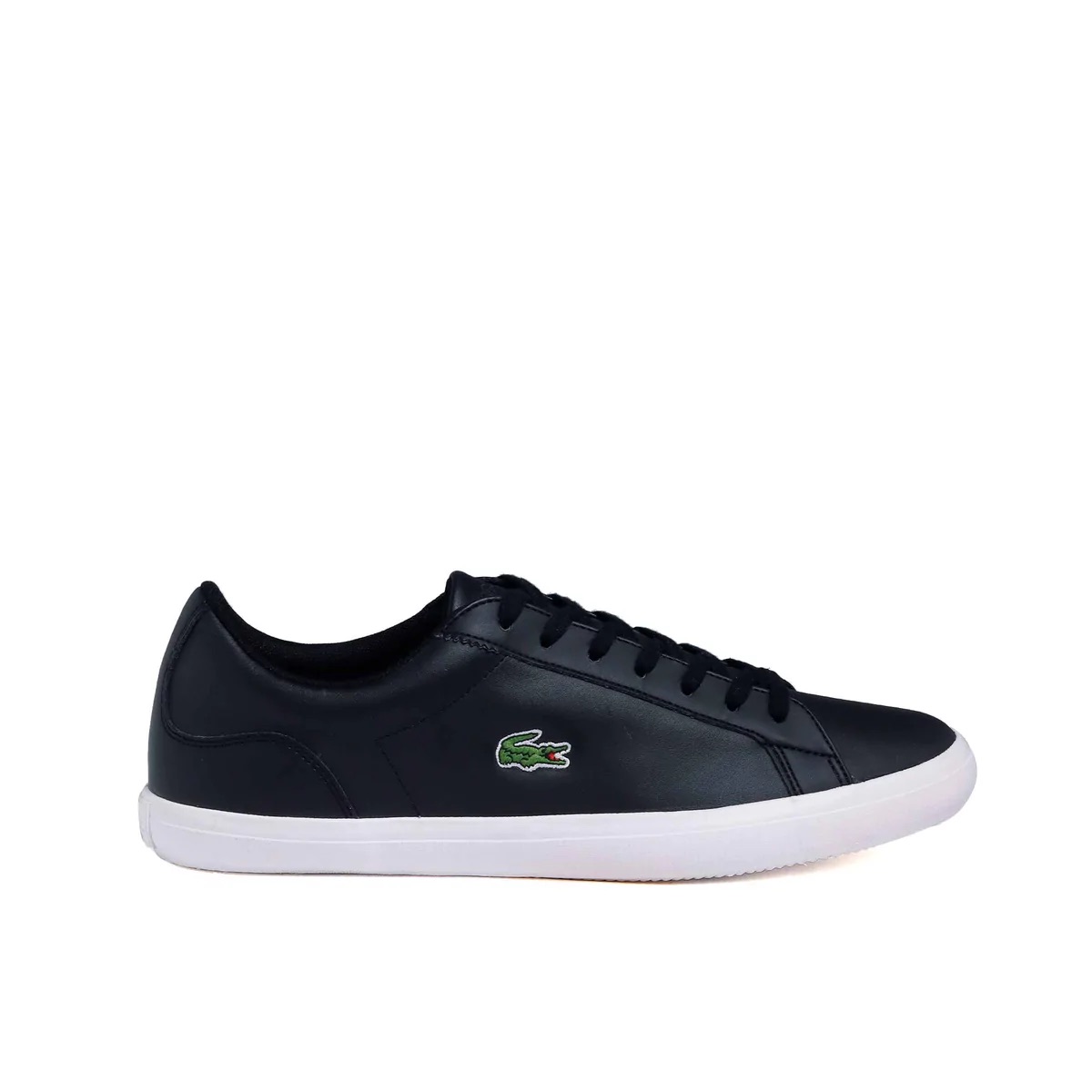 TENIS LACOSTE NEGRO CON BLANCO LEROND BL 1 CAM (7-33CAM1032024)