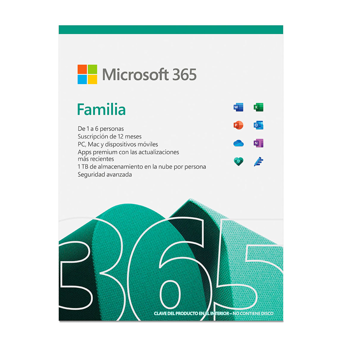 Microsoft 365 Familia - suscripción anual - 6 usuarios - 5 PC o Mac por usuario