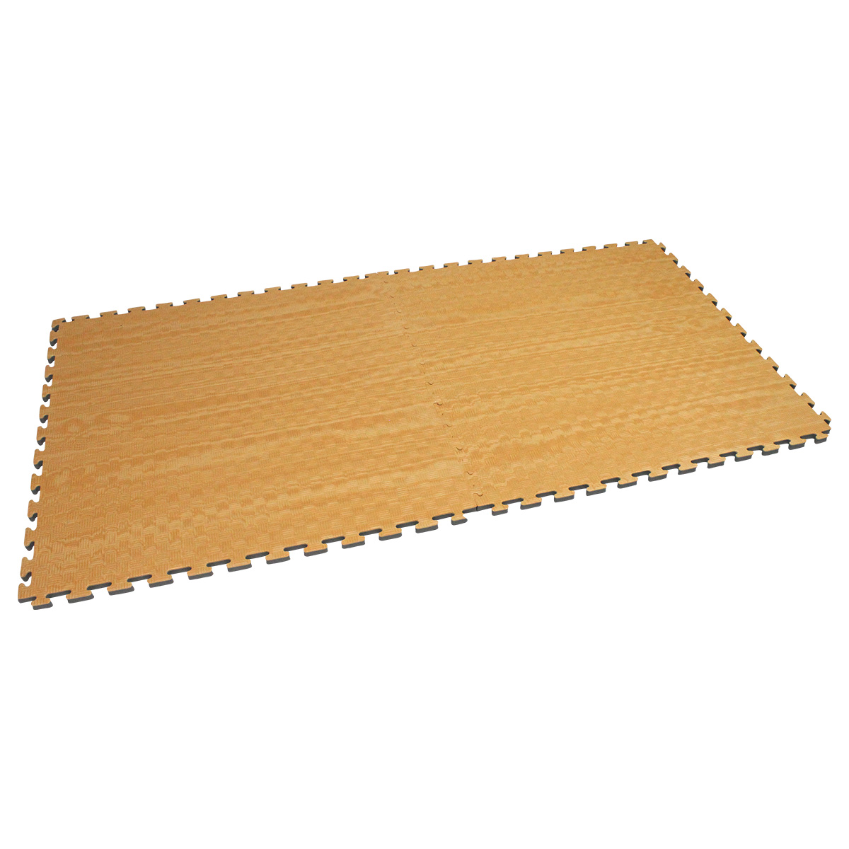 Set 5 pzas de Tatami 1m*1m*2 cm de grosor Fire Sports Diseño madera/negro 