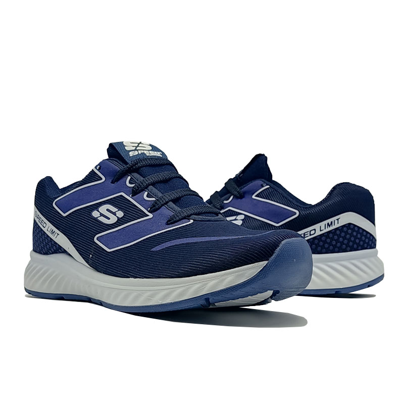 Tenis Speed 600 Azul Marino Blanco Mujer Unisex Running Ejercicio