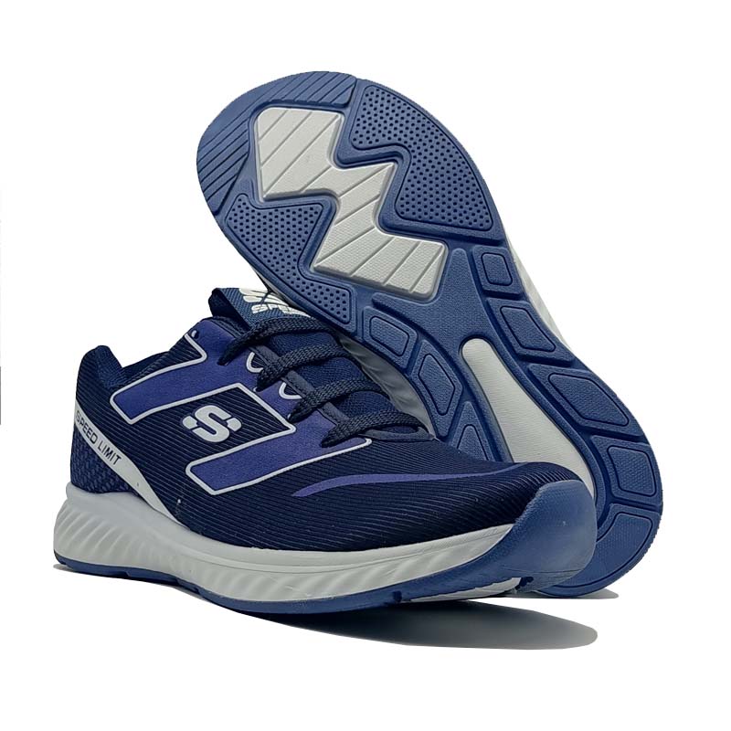 Tenis Speed 600 Azul Marino Blanco Mujer Unisex Running Ejercicio