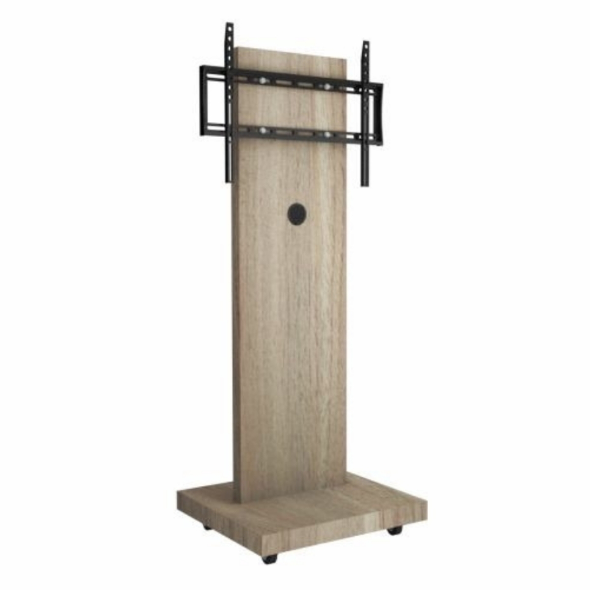 Soporte para TV de 32 hasta 55 pulgadas en pedestal con ruedas.