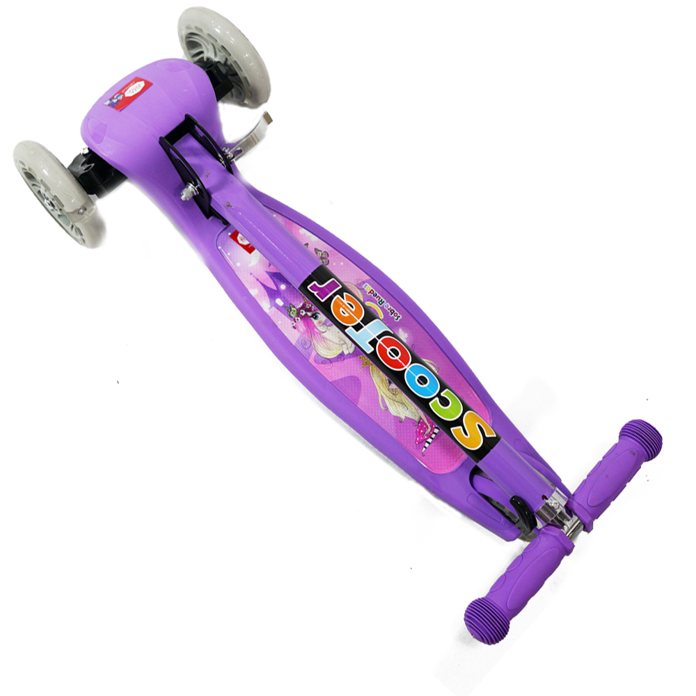 Scooter Patín para Niños con Base Metálica Morado BM Toys