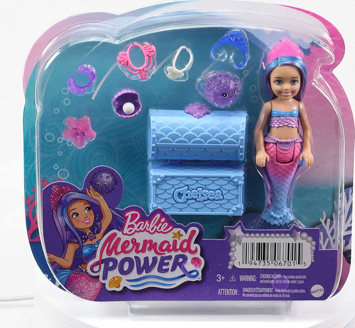 Barbie Mermaid Power Muñeca Chelsea Sirenas