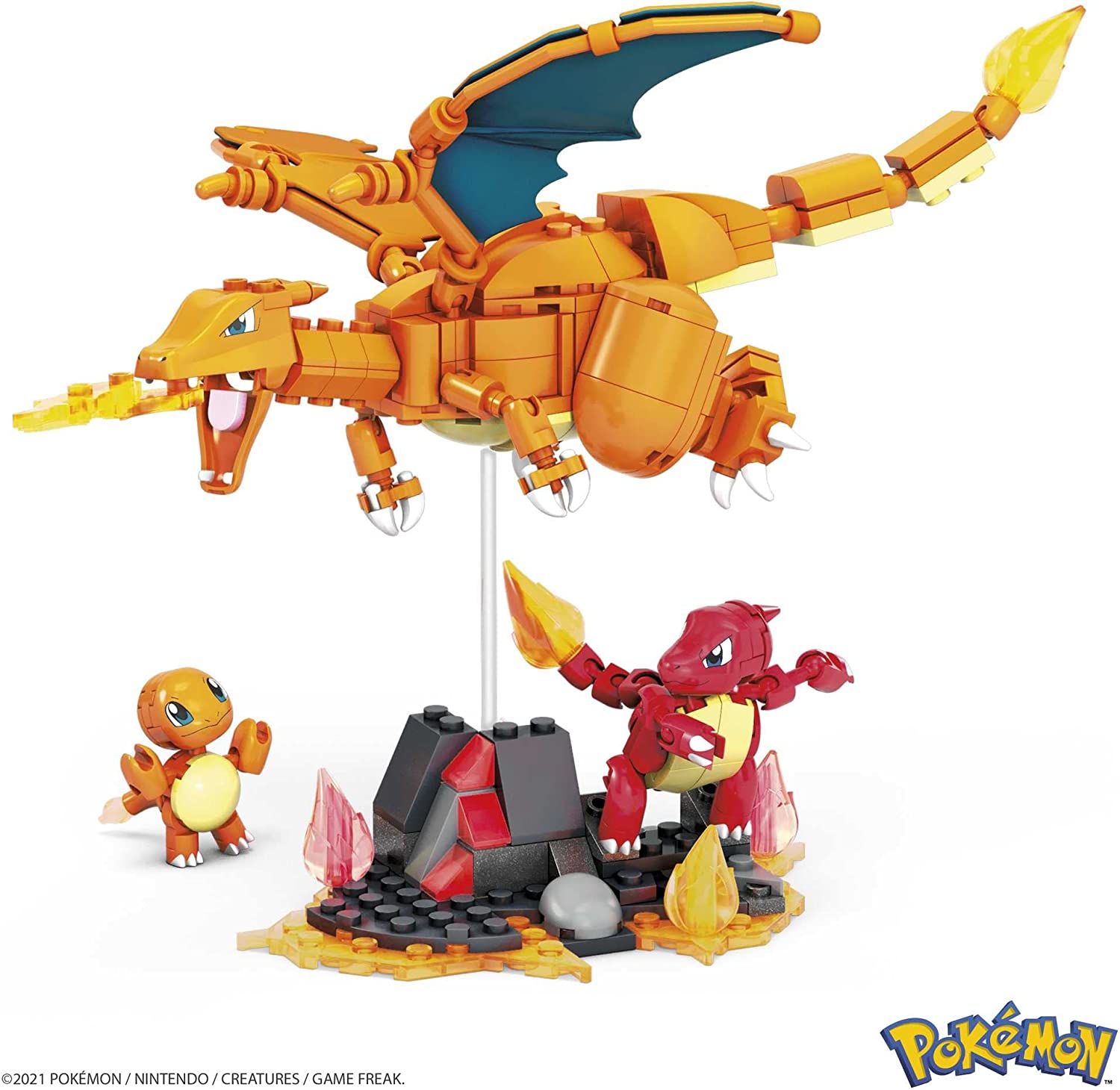 Mega Construx Pokemon Set de Evoluciones de Charmander