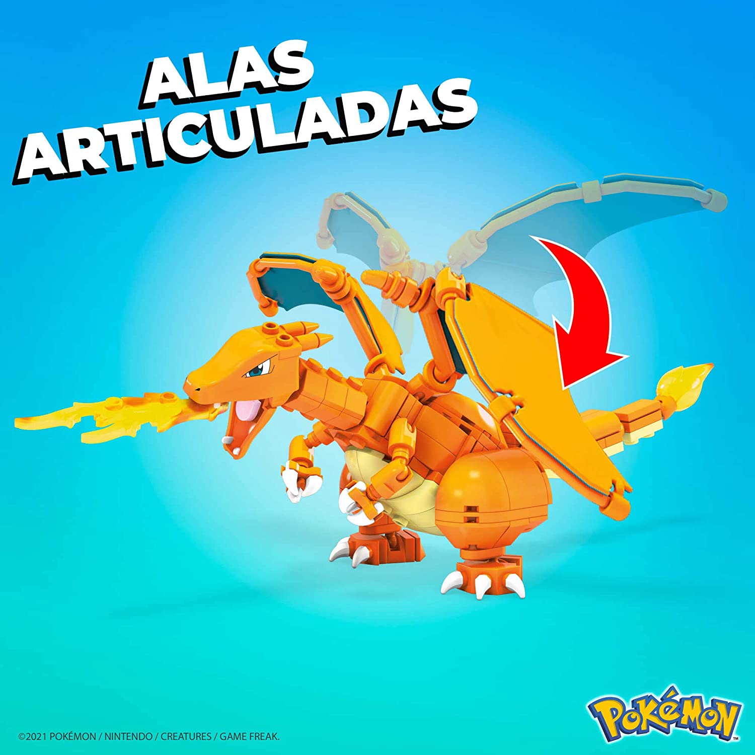 Mega Construx Pokemon Set de Evoluciones de Charmander