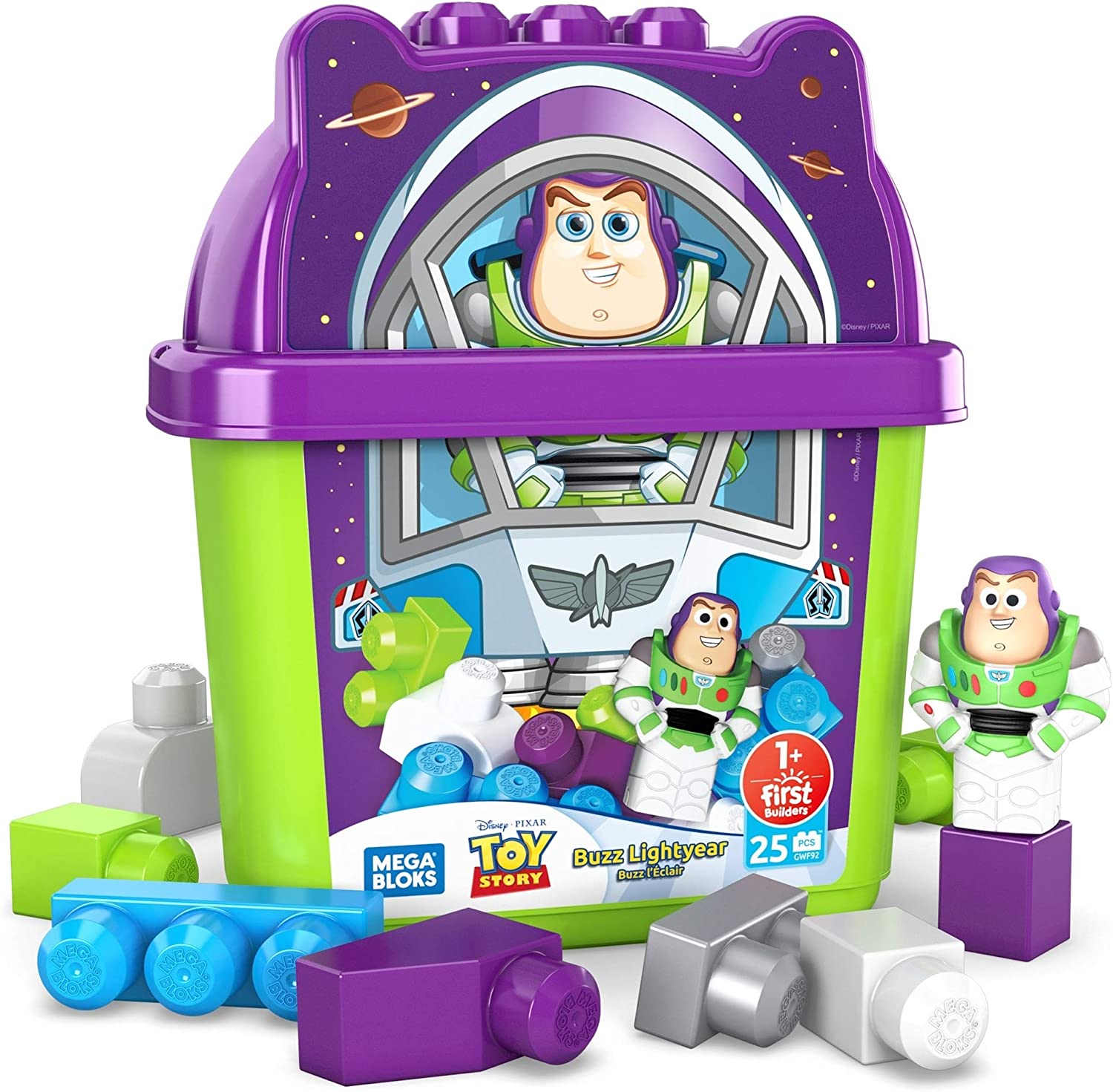 Mega Bloks Disney Cubeta de Buzz Lightyear
