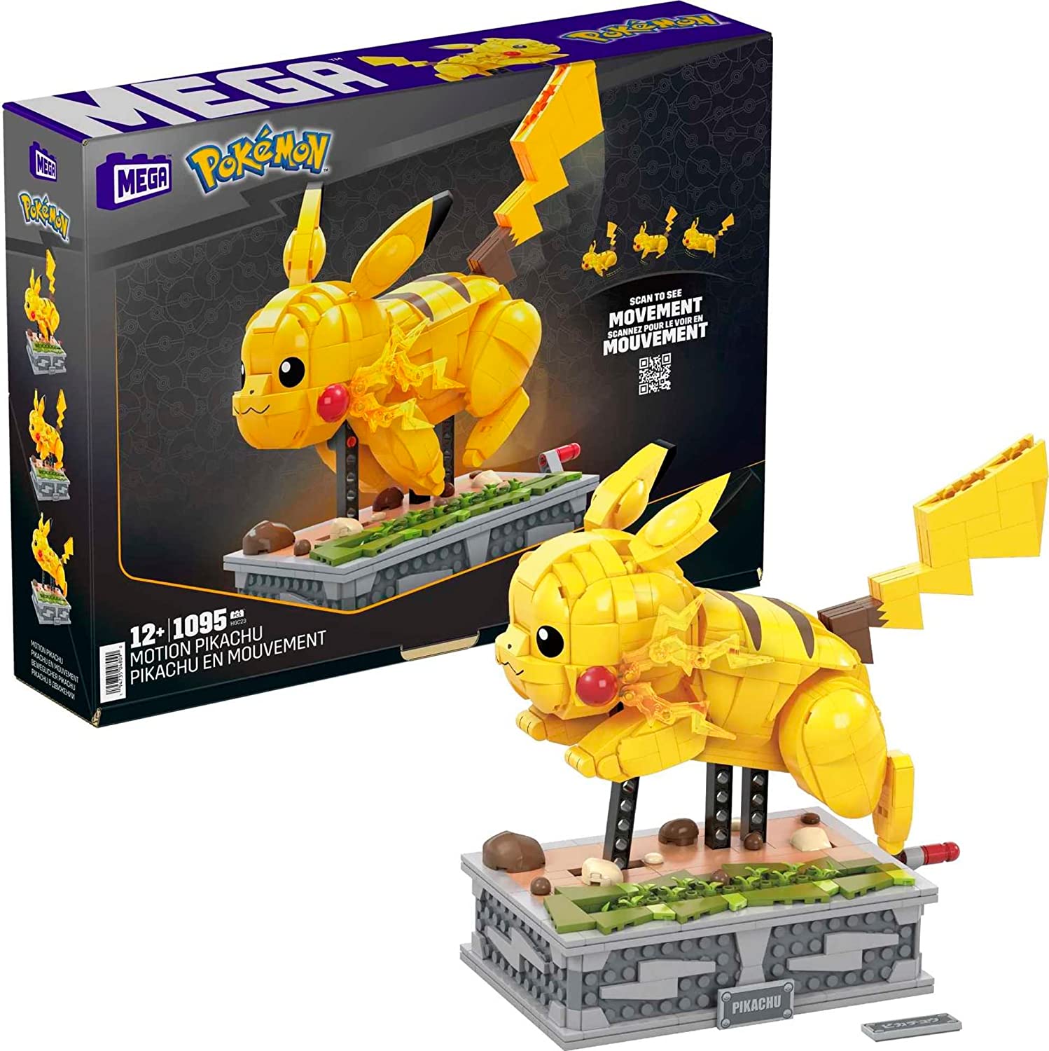 Mega Construx Pokémon Pikachu EN Movimiento