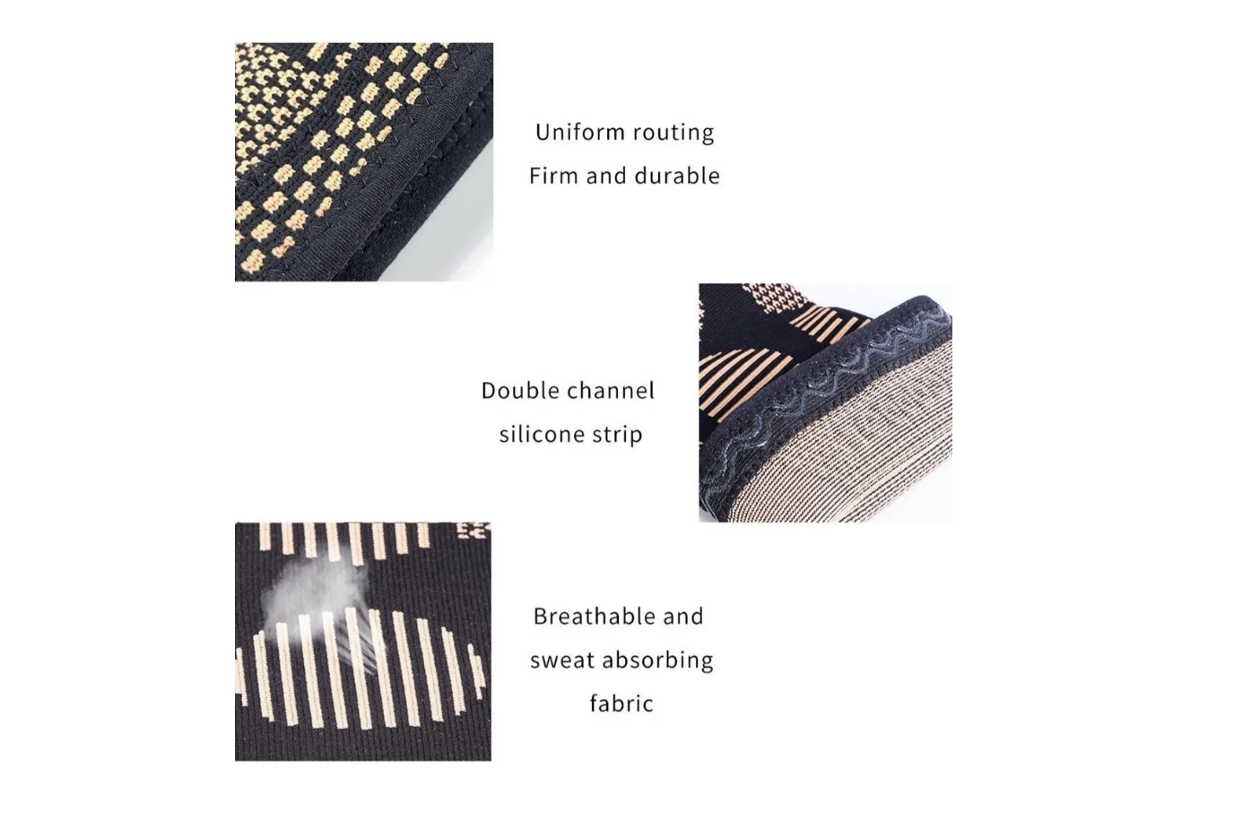 1 Rodillera Copper Plus Infusion Cobre Compresion Artritis