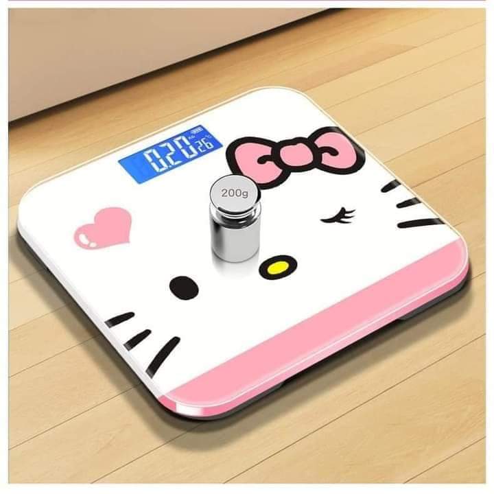 Bascula digital peso corporal hello kitty