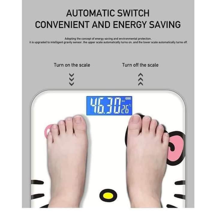 Bascula digital peso corporal hello kitty