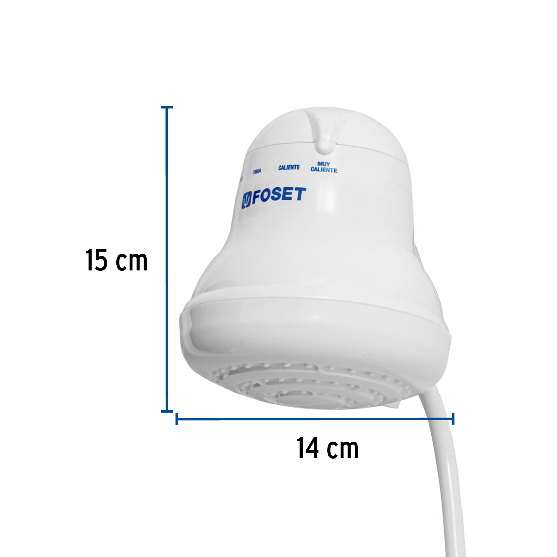  FOSET Ducha eléctrica : Herramientas y Mejoras del Hogar