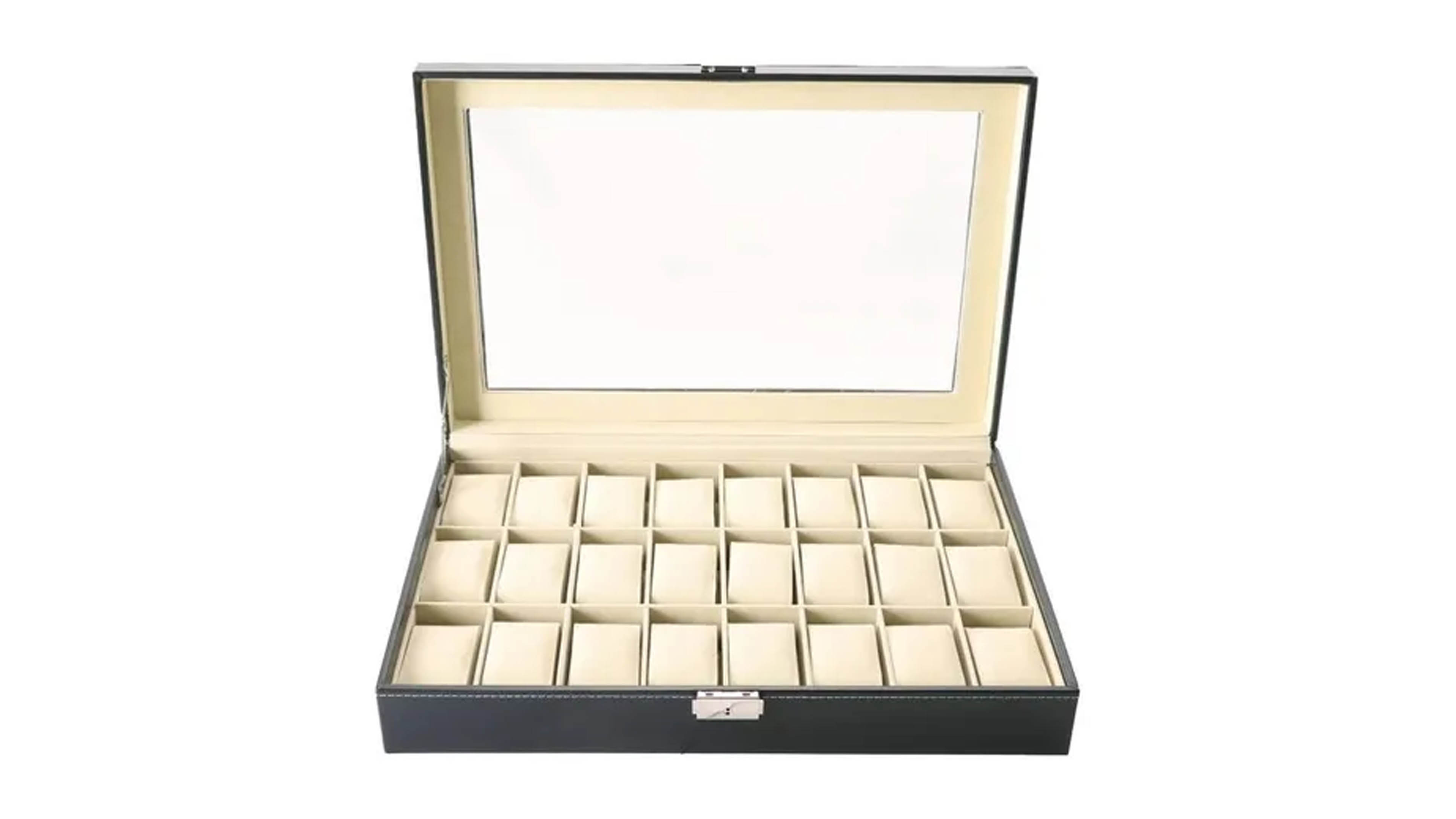 Caja De Reloj Alajero Estuche Para Reloj 24 Relojes Organizador 