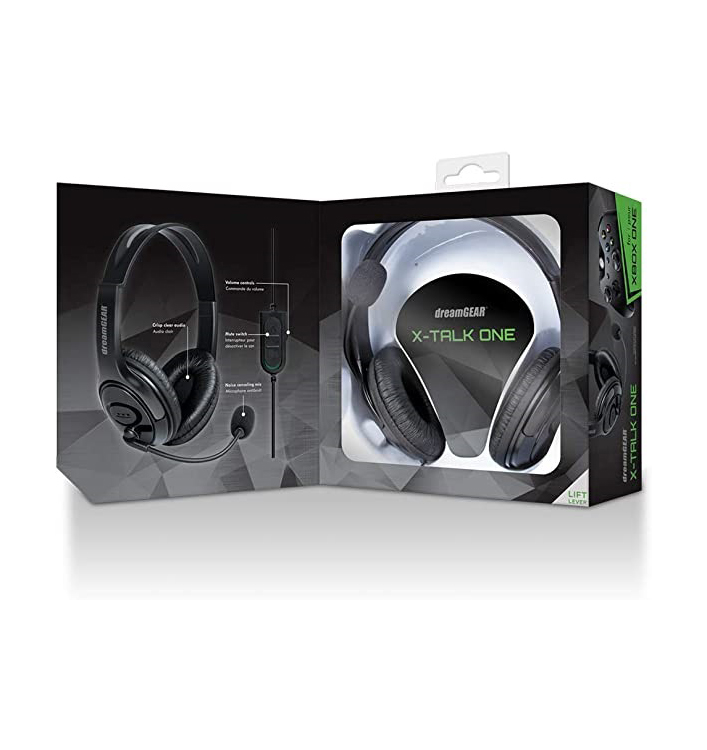 Audífonos Gamer DreamGEAR XBOX-ONE /X/ Negros 