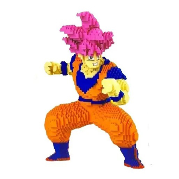 Rompecabezas 3D Mini Bloques Goku