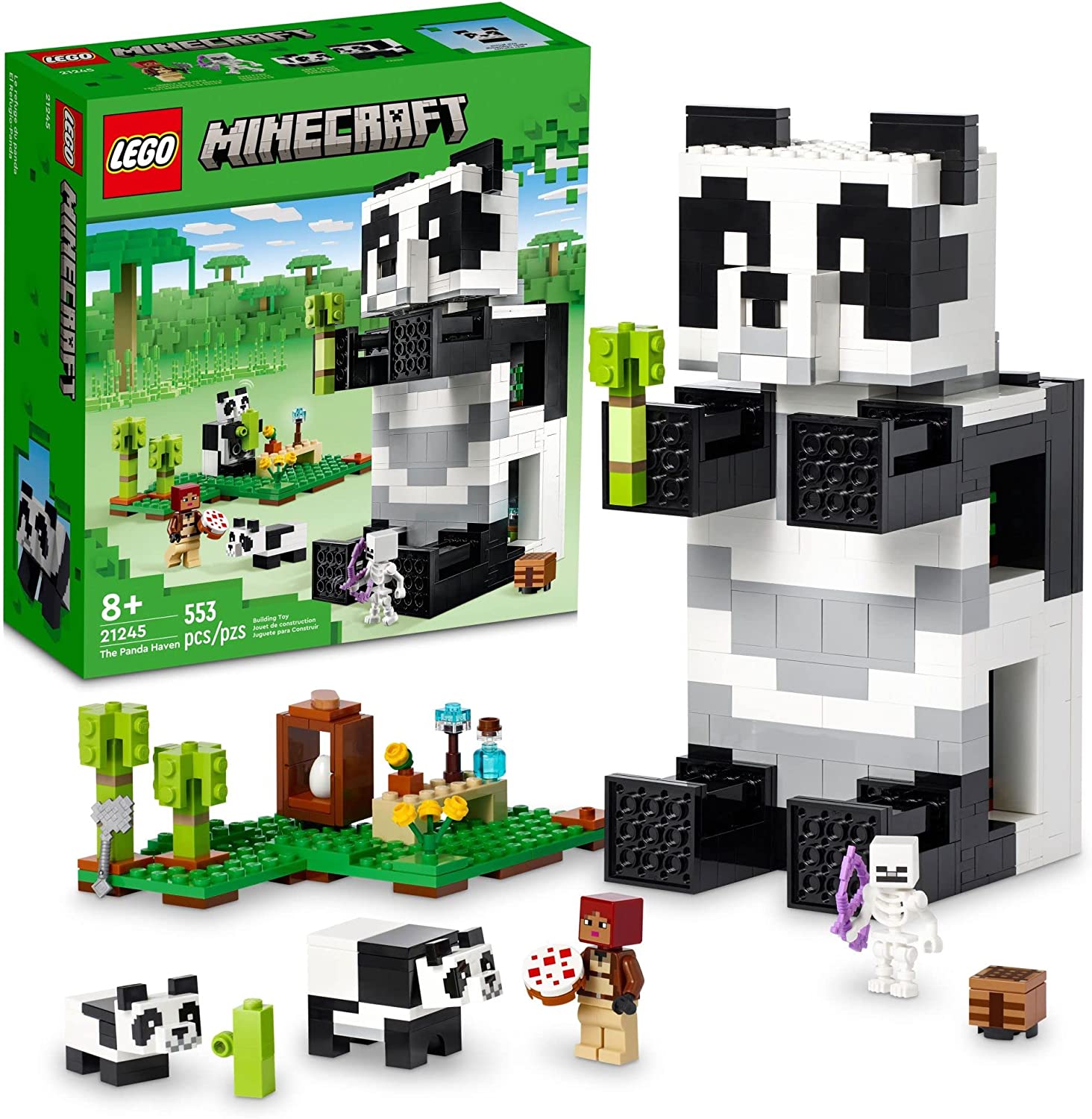 Lego Minecraft 21245 El Refugio-panda.