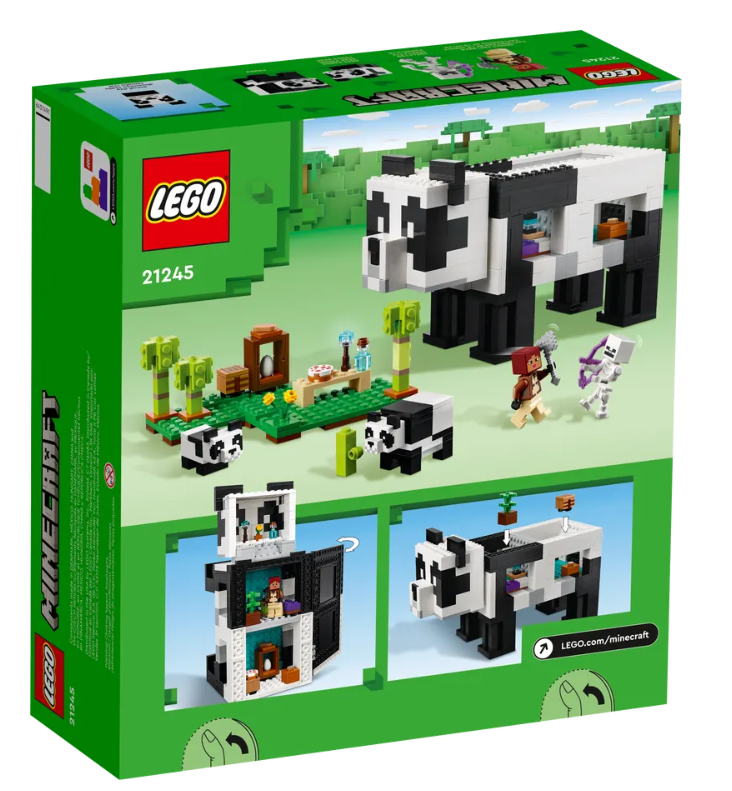 Lego Minecraft 21245 El Refugio-panda.